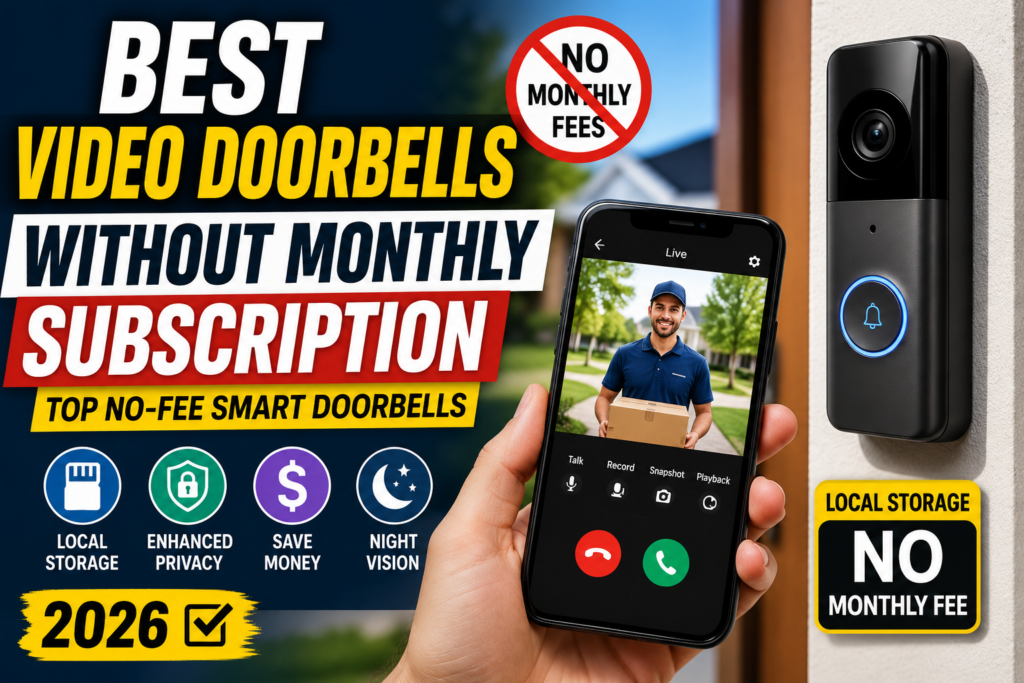 Video Doorbells Without a Monthly Subscription (2026 Guide)