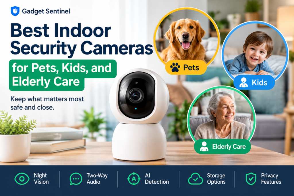 Indoor Security Cameras for Pets, Kids, and Elderly Care