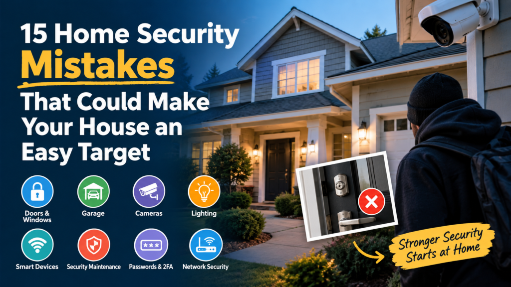 15 Home Security Mistakes That Could Make Your House an Easy Target