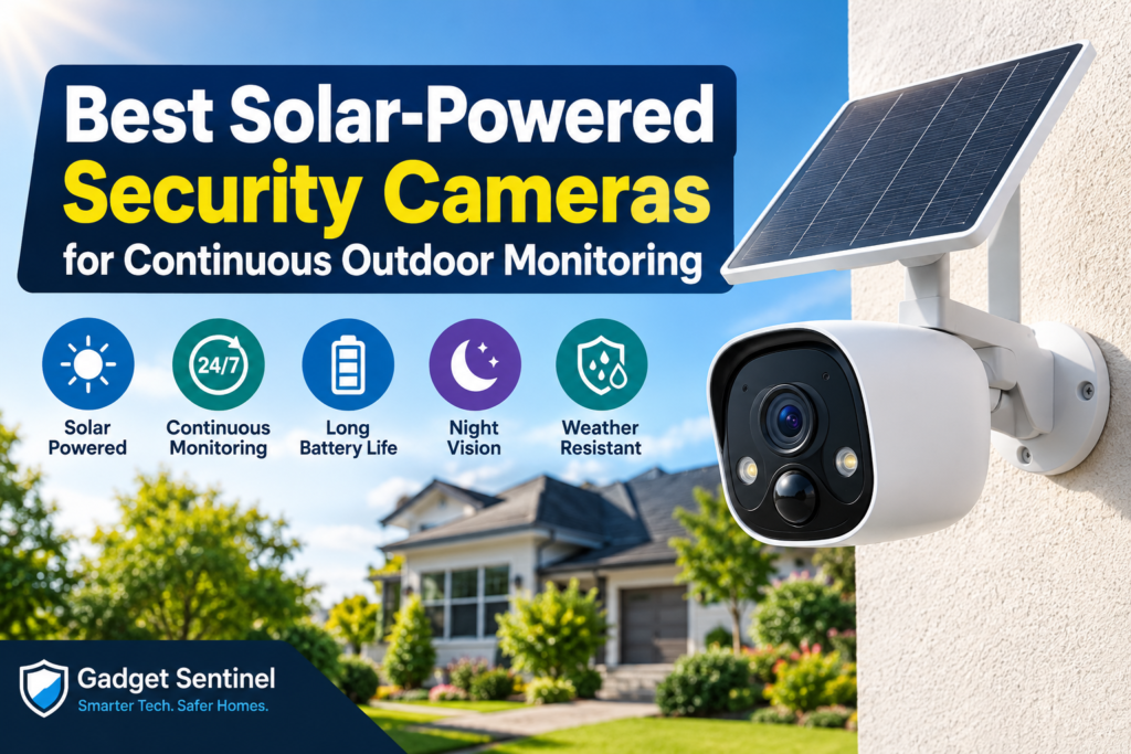 Best Solar-Powered Security Cameras for Continuous Outdoor Monitoring