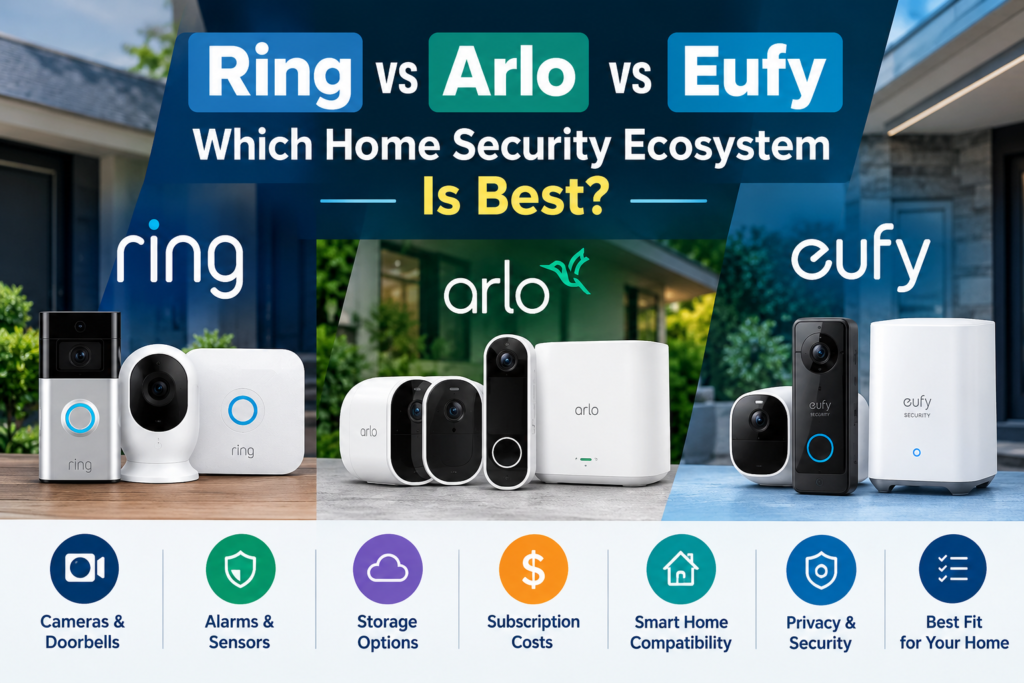 Ring vs Arlo vs eufy: