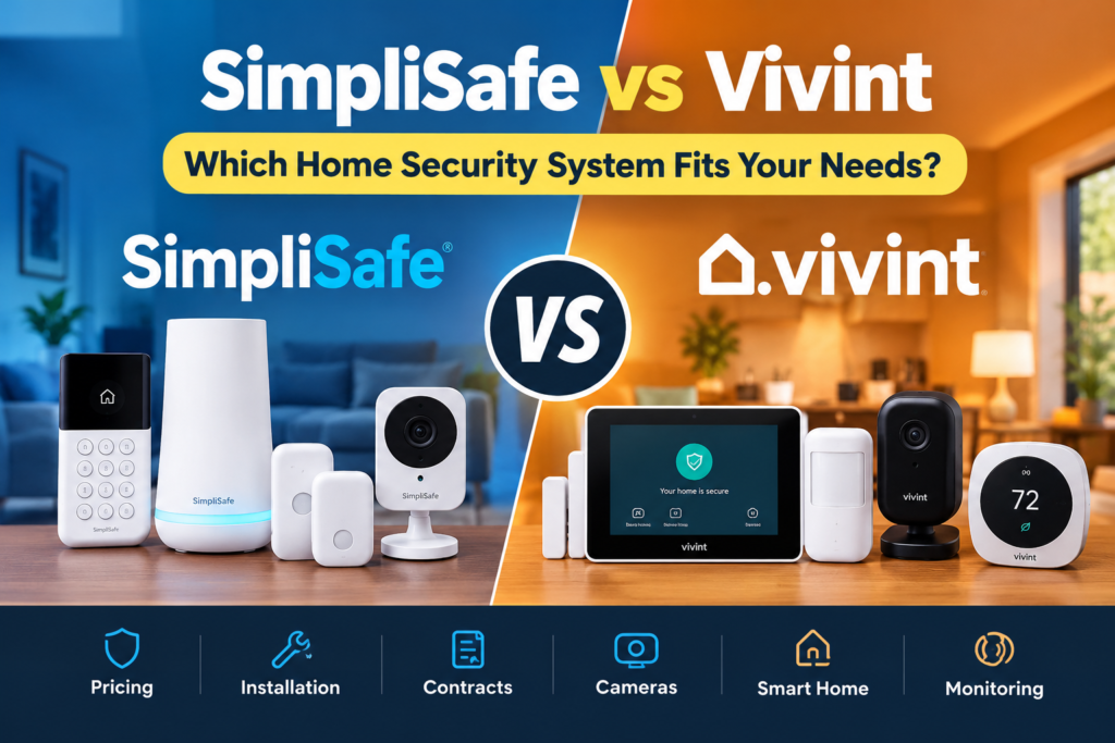 SimpliSafe vs Vivint: Which Home Security System Fits Your Needs?